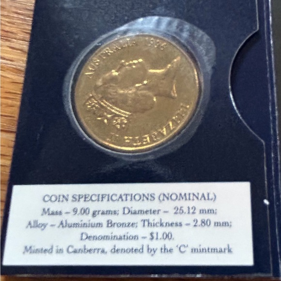 BUNDLE - 2 qty - 1996 one dollar Uncirculated ‘C’ mint mark Australian Coins - Picture 9 of 10